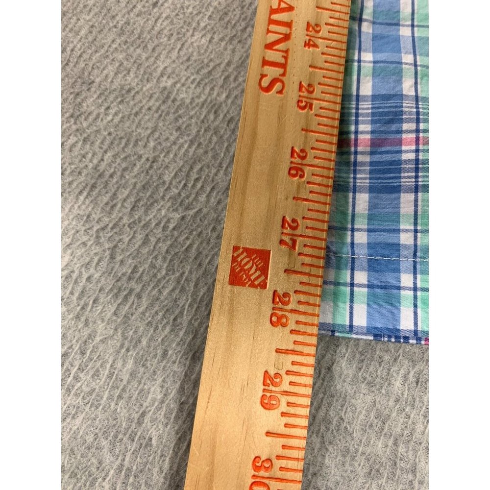 Vineyard Vines100% Cotton Plaid Casual Pants (Boy's Size 18)‎ Blue - Picture 9 of 12